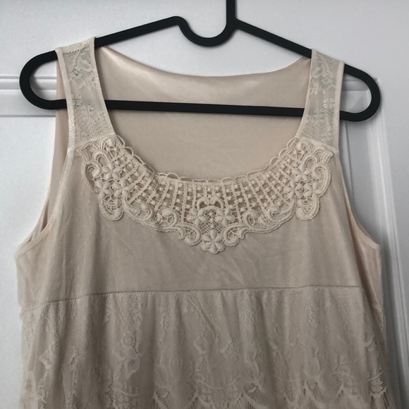 Cream color lace dress - Picture 4 of 7
